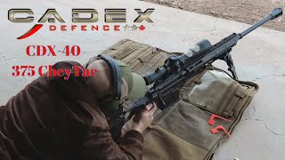 Cadex CDX40 Shadow Precision 375 CheyTac [upl. by Akimat425]