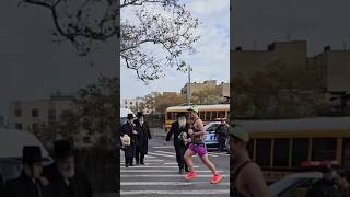 Hasidim trying to get by the NYC marathon 😂 israel Vid byHasidimInUSA [upl. by Haimirej]