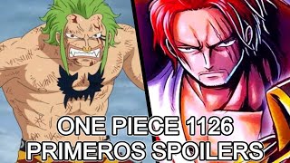 ONE PIECE 1126 PRIMEROS SPOILERS  SHANKS VS BARTOLOMEO Y LUFFY DESAPARECE DE ELBAF [upl. by Ashatan]