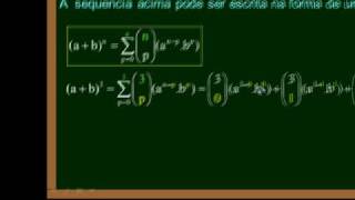 Matemática  Aula 29  Binômio de Newton  Parte 4 [upl. by Lirba]