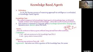 KnowledgeBased Agents  AI  Propositional Logic [upl. by Katonah]