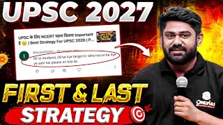 3 Years Strategy For UPSC 2027  First amp Last Strategy For UPSC 2027 [upl. by Arriat]