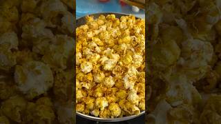 Caramel flavored popcornasmr popcorn foryou [upl. by Halsy148]