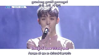 Produce 101  Downpour Sub Español  Eng Subs  Hangul  Roma HD [upl. by Katti]