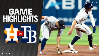 Astros vs Rays Game Highlights 81424  MLB Highlights [upl. by Gascony]