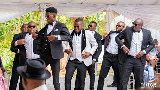 Epic Groomsmen Wedding Reception Entrance Dance [upl. by Geier]