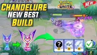 Chandelure best build for more Damage  1 minutes pro guide  Chandelure Pokemon unite build [upl. by Estas104]