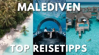 TOP 5 Reisetipps MALEDIVEN 2024 🏝️ I DAS MUSST DU UNBEDINGT BEACHTEN [upl. by Atnohsal]