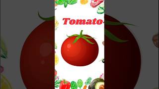 learn vegetable names 10 vegetable names kids learning [upl. by Nesnaj]