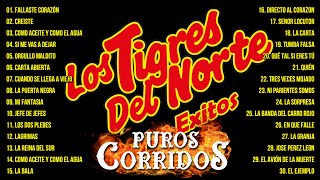 1 Hora De Puros Corridos De Los Tigres Del Norte Mix  Los Tigres Del Norte Mix Exitos Canciones [upl. by Anatsirhc]