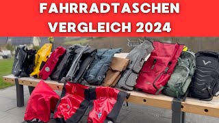 FAHRRADTASCHEN Vergleich 2024  14 NEUE amp ALTE Modelle 3 in 1 2 in 1 Rucksack amp innovative Taschen [upl. by Yllitnahc]