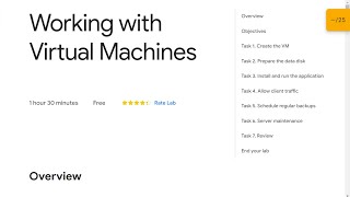 Working with Virtual Machines Qwiklab [upl. by Klehm]