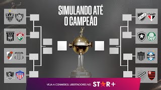 LIBERTADORES 2024  SIMULANDO DAS OITAVAS DE FINAL ATÉ O CAMPEÃO 🏆🔥 [upl. by Micro]