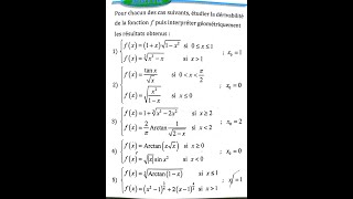 dérivation et étude des fonctions 2 bac SM Ex 6 et 7 et 8 page 147 Almoufid [upl. by Ajssatsan628]