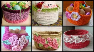 Adorable Crochet Patterns Perfect For Easter Dabbles And Babbles Basket For Beginners [upl. by Panayiotis524]