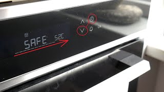 How to UNLOCK Electrolux Oven Key amp Child LOCK [upl. by Arocal123]