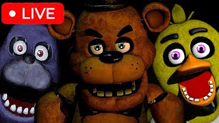 Playing FNAF 1 For The First Time  LIVE [upl. by Berthoud]