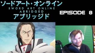 HE DOES CARE  SAO Abridged Episode 8 REACTION [upl. by Merilee]