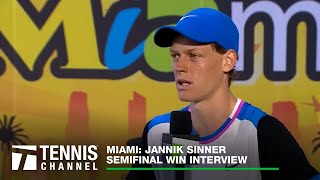 Jannik Sinner Reaches His Fourth ATP Masters 1000 Final With Win Over Medvedev  Miami SF [upl. by Elatnahc999]