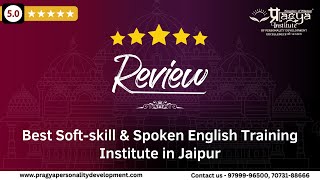 Student Reviews Pragya Institute Best softskill amp Spoken English Training Institute in Jaipur [upl. by Emily]