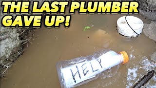 Blocked Drains for months as NO Plumber wanted to go near it [upl. by Inaej289]