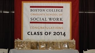 Commencement 2014  Boston College School of Social Work  Video [upl. by Ahsela]