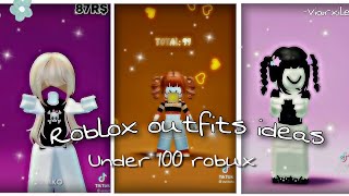 Roblox outfit ideas for under 100 robux Tiktok Compilations [upl. by Ramej]