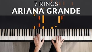 7 Rings  Ariana Grande  Tutorial of my Piano Cover [upl. by Halda404]