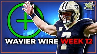 Should Taysom Hill Be Your Waiver Wire Add for Week 12 [upl. by Anauqahc164]