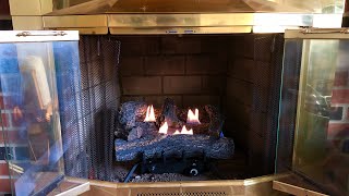 AllenRoth 1975” Vent Free Gas Log set 30000 BTU ventless gasfireplace cozy homeheating [upl. by Cartwell]