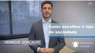 Como escolher o tipo de sociedade  por Henrique Gonçalves sócio do FRK Advogados [upl. by Anitnemelc]