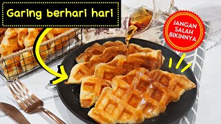 RESEP CROFFLE AGAR GARING BERHARI HARI INI TRIKNYA JANGAN SALAH BIKIN YA [upl. by Anis]