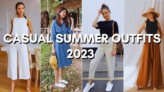 casual summer outfits 2023 Part1 summer casualoutfits OutfitIdeas [upl. by Cott]