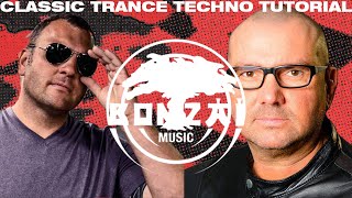 How To Make Classic Trance Techno Bonzai Push Yves Deruyter Style Samples [upl. by Adelpho875]