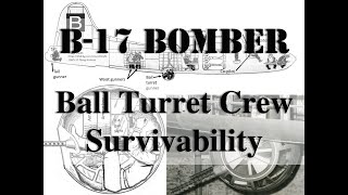 B17 Bomber Ball Turret Introduction Survivability and Station Armor [upl. by Wilfred]