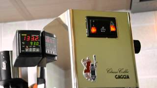 Gaggia Classic PID  Steam function using Sestos alarm [upl. by Elamef]