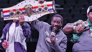 UNDISPUTED TERENCE CRAWFORD • FULL POST FIGHT PRESS CONFERENCE VS ERROL SPENCE JR [upl. by Eikcim]