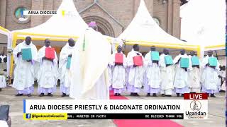 Arua Catholic Diocese Priestly and Diaconate Ordination  Saturday 27th July 2024 10am [upl. by Josie590]