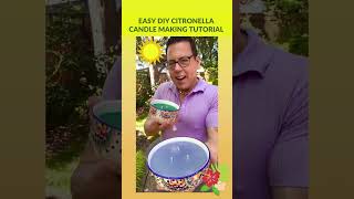 How to Make DIY Citronella Candles The Perfect Mosquito Repellent [upl. by Jeremias130]