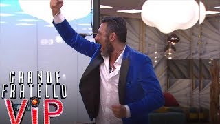 Grande Fratello VIP  Sossio è il primo finalista [upl. by Akinihs]