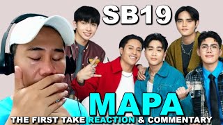 SB19  MAPA  THE FIRST TAKE REACTION [upl. by Airotal]