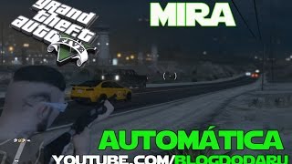 GTA 5 Saiba como habilitar a Mira automática e escolher o layout de mira [upl. by Zetrok464]