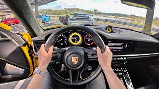 Porsche 911 Turbo S vs GT3  POV Comparison at Porsche Experience Center Atlanta [upl. by Anwat]