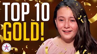 10 GOLDEN BUZZER KIDS That Stole Our Hearts on AGT [upl. by Ula]