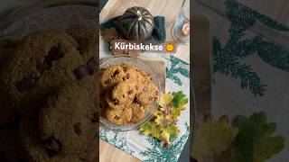 Kürbiskekse 🎃🍁 Rezept in der Beschreibung 🧡 herbst backen [upl. by Airotahs66]