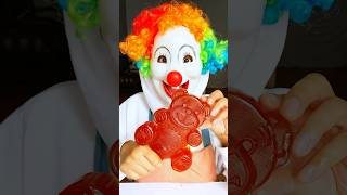 Clowns SECRET GUMMY TOOTHPASTE EXPERIMENT 🧪😱👻shorts funny comedy ytshorts tiktok viral [upl. by Eleda]