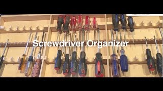 Screwdriver Organizer [upl. by Delle474]