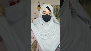 Sutir orna diye full coverage hijab style shortvideo shortvideo shortvideo shortvideo short [upl. by Burnley]