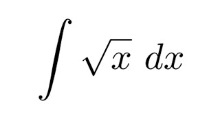 Integralrechnung Wurzel integrieren  INTEGRIEREN LERNEN 11 [upl. by Airam]