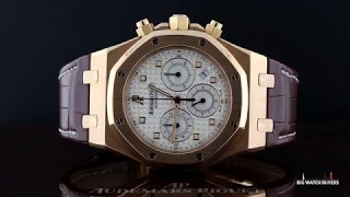 AUDEMARS PIGUET Royal Oak Chronograph 26022OROOD088CR01 39 mm 18kt rose gold [upl. by Fusuy]